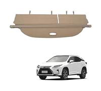 Cubiertas de Carga para Lexus RX Rx270 Rx350 Rx450H 2010-2015, Cubierta de Maletero RetráCtil Durable EstanteríA Paquetes Sombra Retráctil Maletero,Beige