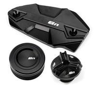 Cubiertas De Depósito Líquido Frenos Motocicleta Y Tapón Llenado Aceite para Kawasaki ER6N 2009-2016 Reemplazo