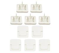 Cubiertas de enchufe de seguridad para niños, 10 fundas para enchufes eléctricos, protectores de enchufe seguros | Cubiertas de enchufe reutilizables a prueba de niños para el hogar, sala de estar