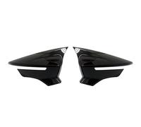 Cubiertas De Espejo Lateral Para Coche Para Seat Para Leon MK3 MK3.5 5F ST FR Para Cupra 2013-2019 Carcasa De Espejo Retrovisor(Gloss Black)