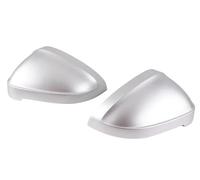 Cubiertas De Espejo Plateadas Mate Para A4 B9 8W S4 RS4 A5 S5 RS5 2017 2018 2019 2020 2021 2022 2023 Carcasas Laterales Recambio En Carbono Negro Cubierta Espejo Retrovisor(Matte Silver-2pcs)