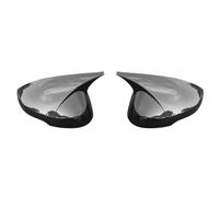 Cubiertas de espejo retrovisor compatibles con Civic de 11ª generación 2022 2023, cubierta de espejo retrovisor lateral, calcomanía para tapa de ala de puerta exterior (negro brillante) (carbón)
