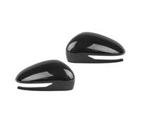 Cubiertas de Espejos retrovisores Exteriores de Fibra de Carbono Brillante, Carcasa de Espejo retrovisor Lateral, embellecedor de la Carcasa para Genesis G70.