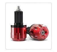 Cubiertas de extremo de manillar de motocicleta CNC de aleación de aluminio con montaje seguro y tratamiento protector para CB190R compatible (rojo)