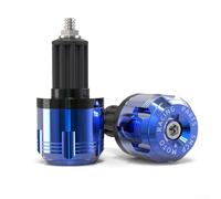 Cubiertas de extremo de manillar de motocicleta CNC de aleación de aluminio con unión de expansión de montaje seguro para mangos rectos huecos para CB190R (azul)