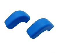 Cubiertas de gancho de remolque para parachoques delantero Jeep Wrangler JK JL 2007-2023, dos piezas para un ajuste seguro (azul)