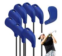Cubiertas De Golf - Cubiertas De Cabeza De Clubes De Golf, Cubiertas De Hierros Para Clubes De Golf | Casco De Conductor De Agujero De Número Hueco De Defensa De Primera Orden De 8 Piezas, Accesorios