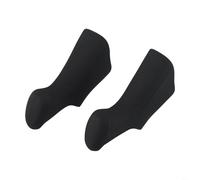 Cubiertas de goma para capó de cambio para Ultegra para bicicletas de carretera Di2 ST-6870, mango de freno de agarre mejorado, varios colores, fundas de engranajes de repuesto suaves para (negro)