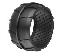 Cubiertas de goma para ruedas Worx para Landroid S300 M500 M700 M1000 L800 L1000 cortacésped robótico mejorado antideslizante tracción mejorada goma natural negro 90 mm × 44 mm, 1 o 2 unidades de
