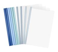 Cubiertas De Informe A4,Carpeta de Barra Deslizante,Deslizante Encuadernador A4,Carpeta De Archivos Con Barra Deslizante,A4 Cubierta De Encuadernación De Informes,10pc (Colores oscuros)
