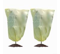 Cubiertas de invierno contra heladas para plantas con protección aislada para árboles y jardines para seguridad contra las inclemencias del tiempo (42 x 45 pulgadas)