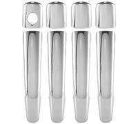Cubiertas De La Manija Compatible Con Citroen Para C4 2004 2005 2006-2010 Para C6 2005 2006 2007-2010 Cubierta De Manija De Puerta Cromada Accesorios Exteriores Automotrices