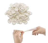 Cubiertas De Látex, Protector Dedos Mano Dedos de Látex, 200 Piezas Dedales de Látex Protegen de la Estática, Manga dedo Desechable Para Aplicación Tópica, Arte Del Clavo, Reparación Electrónica