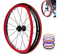 Cubiertas de llanta de empuje for silla de ruedas, cubiertas de llanta de mano for silla de ruedas, cubiertas protectoras de anillo de empuje, 1 par de ruedas traseras de mano antideslizantes resisten