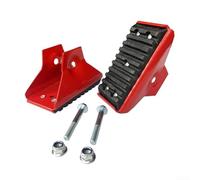 Cubiertas de los pies de la escalera, 2 unids tamaño 5 movibles de aleación de aluminio A-Frame almohadillas de seguridad de goma para levantar la escalera recta del loft