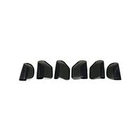Cubiertas de luces traseras acrílico negro, 6 pegatinas for faros traseros, compatibles con Mustang 2015-2017, accesorios for coche