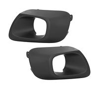 Cubiertas de Luz Antiniebla del Parachoques Delantero del Coche 9817829777 9817829977 1926348X para Citroen C5 AIRCROSS 2018 + 1 Par de Biseles de Cubierta de Luz Antiniebla de Plástico Negro