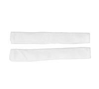 Cubiertas de manija de la puerta del refrigerador Kuuleyn, cubiertas de manija de la puerta de microondas, cubiertas de manija de la puerta del refrigerador de 2 piezas gancho y (White)