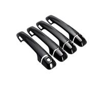 Cubiertas de manija de puerta de repuesto para Toyota Land para Cruiser Prado 150 J150 2010~2019 Smart Door Handle Cover Sticker Trim Car Protective Accessories Gloss Black (