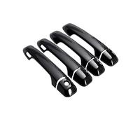 Cubiertas de manija de puerta de repuesto para Toyota Land para Cruiser Prado 150 J150 2010~2019 Smart Door Handle Cover Sticker Trim Car Protective Accessories Gloss Black (
