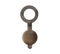 Cubiertas de metal para visores de puerta, tapa de mirilla de privacidad fija de seguridad, placas de visión mejoradas