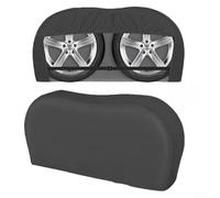 Cubiertas de neumáticos de doble eje resistentes a la intemperie que protegen los neumáticos de camiones y caravanas de condiciones adversas, se adapta a diámetros de 26 31 75 pulgadas (420D negro 34