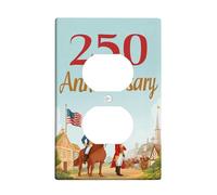 Cubiertas de pared dúplex de aniversario, bandera histórica festiva de caballo, aniversario, plástico, tamaño estándar, decorativas, para apartamento, hogar, dormitorio, oficina