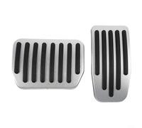 Cubiertas de pedal de freno y acelerador de aleación de aluminio para modelo Y y modelo 3 Control de conducción mejorado (rojo)