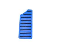 Cubiertas De Pedales Antideslizantes, Almohadilla De Pedal De Freno De Gas Y Acelerador Para Civic 10.ª 11.ª Generación 2016-2022 2023 reposapiés interior vehículo(Footrest Blue)