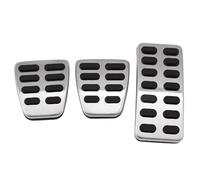Cubiertas de Pedales de Coche para Hyundai Accent Solaris 2011-2016, Gas Acelerador Pedales Freno Placa Cubierta Funda Pedal Inoxidable Antideslizantes,MT