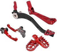 Cubiertas de pedales para coches Embrague de motocicleta para 03-09 12-17 Palanca de cambios de freno de motocicleta Pedal de cambio Reposapiés