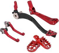 Cubiertas de pedales para coches Embrague de motocicleta para 03-09 12-17 Palanca de cambios de freno de motocicleta Pedal de cambio Reposapiés