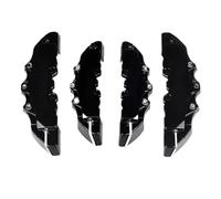 Cubiertas de pinza 4 cubiertas protectoras para pinza de freno coche, ABS 3D, para Volvo S60, S80, V40, S40, V60 y V90(4Pcs M and S Black)