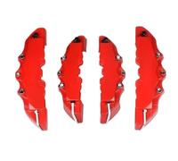 Cubiertas de pinza 4 cubiertas protectoras para pinza de freno coche, ABS 3D, para Volvo S60, S80, V40, S40, V60 y V90(4Pcs M and S Red)