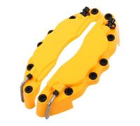 Cubiertas de Pinza de Freno de Disco Aplicables Abs para Coche | Amarillo, Instalación Sencilla, Protección de Pinzas Delanteras y Traseras, Accesorio Automotriz Adaptable