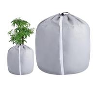 Cubiertas De Plantas De Invierno: Una Gran Envoltura De Árboles Ajustables Para Protección De Heladas, Escudo De Clima Frío Con Aislamiento, Tela De Jardín Para Macetas En Macetas Al Aire Libre, 17.72