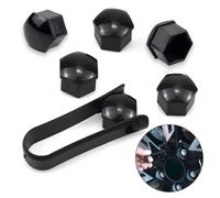 Cubiertas de plástico para tuercas de rueda de coche, cubierta decorativa para tuercas de rueda con clip de extracción, de alta calidad y du
