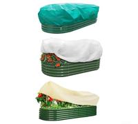 Cubiertas de protección contra heladas para plantas, sábanas de tela congelada de jardín de invierno hechas de tela no tejida, mantas transpirables para plantas elevadas y plantas en maceta