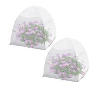 Cubiertas de protección contra heladas para plantas, tienda de campaña de tela no tejida | Cubiertas de congelación de plantas de 22 x 22 pulgadas, para invernadero de patio, arbusto, bayas, tomate