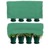 Cubiertas de protección contra heladas para proteger tus plantas en maceta durante los meses de invierno con material transpirable para flujo de aire y humedad (126 x 61 x 50 cm)