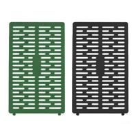 Cubiertas de protección para árboles, 8 piezas con textura de corteza realista para estética de jardín (negro)