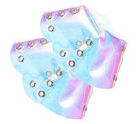 Cubiertas de Puntera para Patines PVC Agujeros para Cordones | Piel PVC Lisa, Ajuste Rápido, para Patinaje y Uso en Pista, Protege la Puntera y Prolonga Vida Útil
