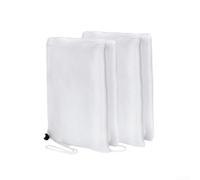 Cubiertas de red para plantas, 2 piezas con cordón y cremallera, proporcionando una protección eficaz para las plantas de jardín contra insectos y apoyando el desarrollo saludable (80 x 100 cm)