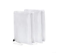 Cubiertas de red para plantas, 2 piezas con cordón y cremallera, proporcionando una protección eficaz para las plantas de jardín contra insectos y apoyando el desarrollo saludable (120 x 150 cm)