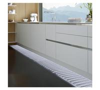 Cubiertas de rejilla de drenaje de acero inoxidable, rectangulares desmontables para drenaje de tormenta, 1-10 piezas, ideal para hoteles, cocinas, jardines, patios, piscinas, uso en interiores y