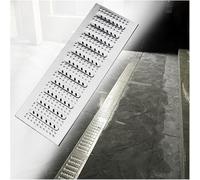 Cubiertas de rejilla de drenaje de canal de acero inoxidable resistentes para un mejor drenaje del suelo, ideal para soluciones de cubierta de alcantarillado de patio, acera y centro comercial
