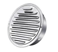 Cubiertas de Rejilla de Ventilación de Acero Inoxidable, Campana de Ventilación Exterior Redonda para Pared,Tapa para Salida de Humos, con Insectos Red, Para Ventilación de Escape(200mm)