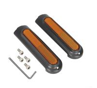 Cubiertas de rueda trasera y delantera de repuesto para scooter eléctrico para Xiaomi 4 Pro con tornillos y herramientas protectores laterales reflectantes para mejorar la seguridad y visibilidad
