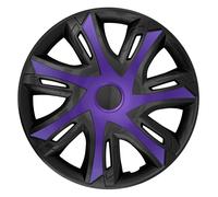 Cubiertas de ruedas de 14" 4 piezas morado universal resistente al clima ABS