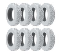 Cubiertas de ruedas de maleta 8x Protectores impermeables de silicona, guardias de spinner silenciosos con función antideslizante ideal para equipaje de viaje, cajas de carro, vacaciones, viajes al ai